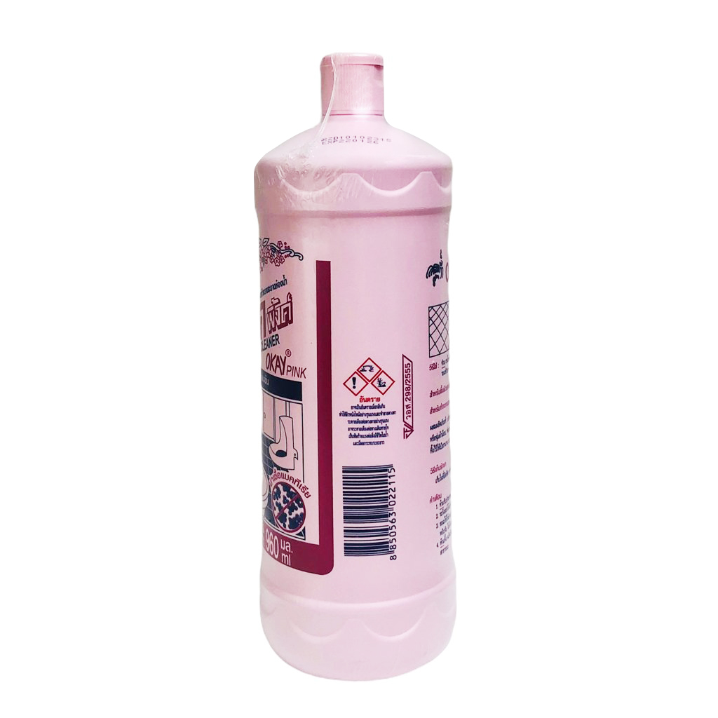 Nước Tẩy Rửa Bồn Cầu Okay Pink Toilet Cleaner Thái Lan 960ml siêu mạnh, siêu rẻ...