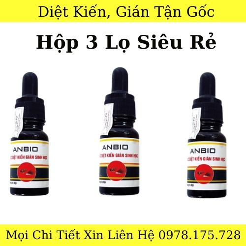 Combo 3 Lọ Thuốc Diệt Kiến, Thuốc Diệt Gián Anbio