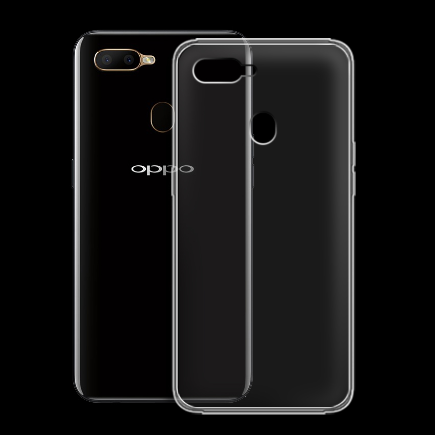 Ốp lưng cho Oppo A5s - Ốp dẻo trong - Hàng Chính Hãng