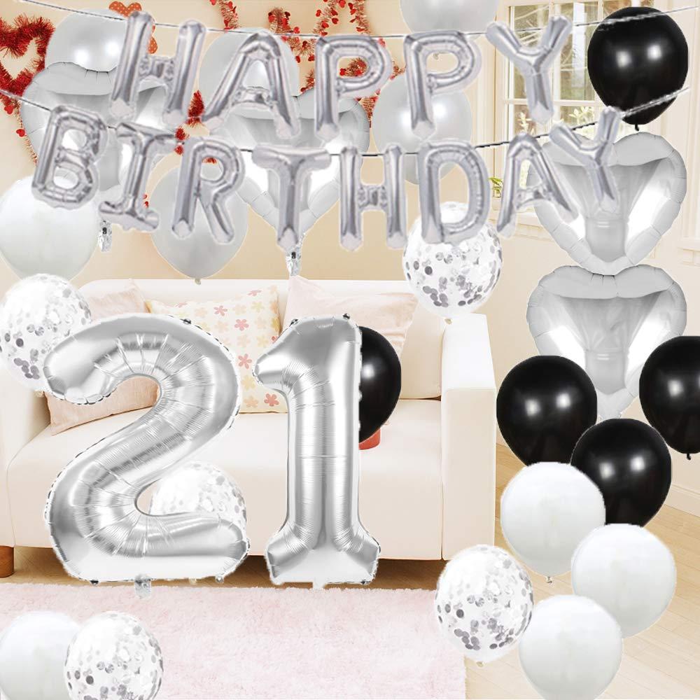 Trang Trí Sinh Nhật 21, Bong Bóng Trang Trí Tiệc Sinh Nhật 21