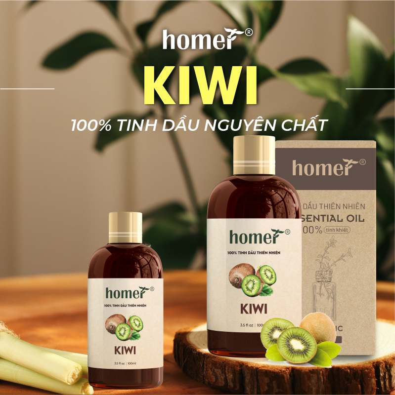 Tinh Dầu Kiwi Homer 100ml - Tinh Dầu Xông Thơm Phòng, Thư Giãn Khử Mùi - Tinh Dầu Trái Cây Thiên Nhiên