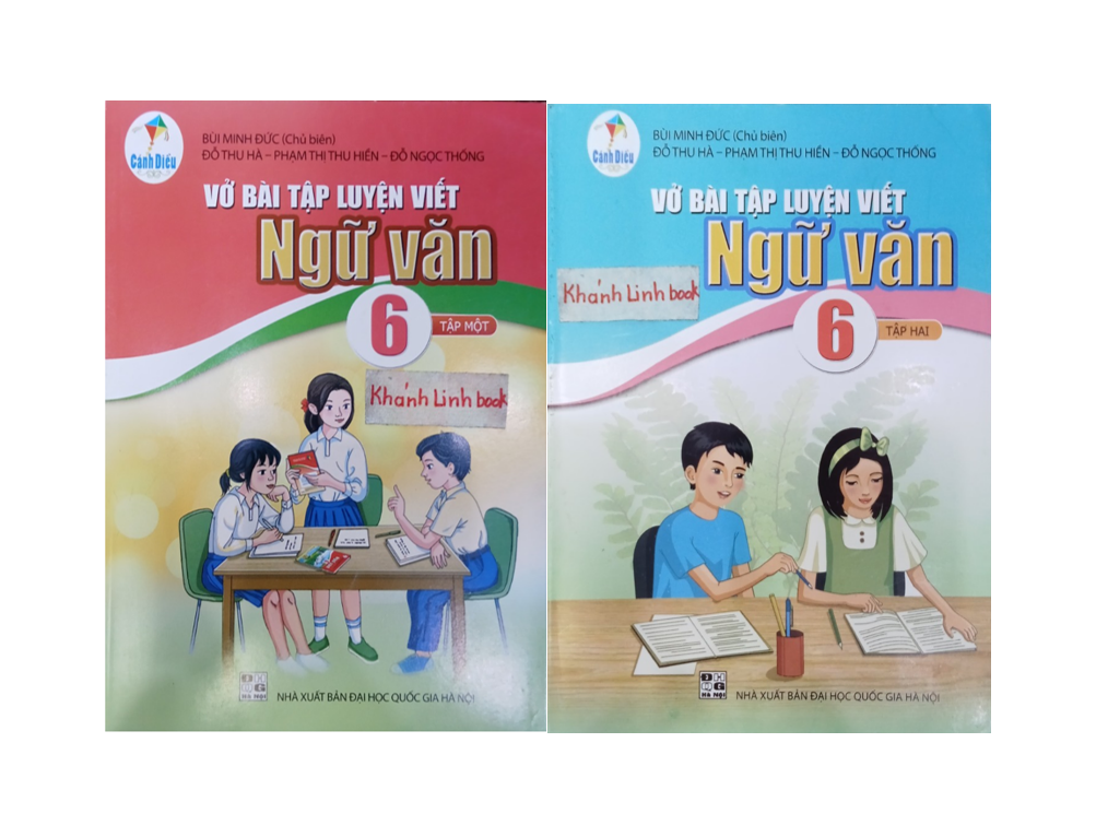 Sách - Combo vở bài tập luyện viết ngữ văn 6 - tập 1 + 2
