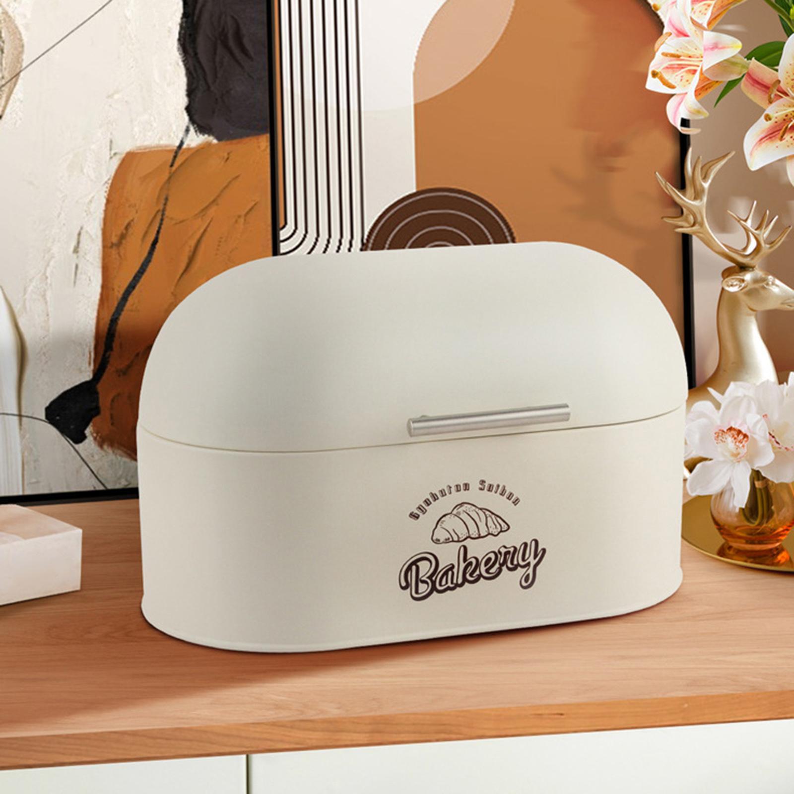 Metal Bread Box Bin Bread Storage Container Bin for Coffee Shop Cookies