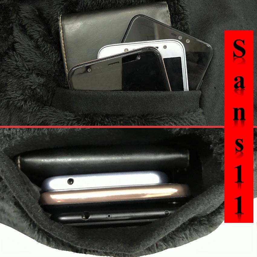 Áo Khoác Dạ Nam Trần Bông Áo Khoác Nam Có Mũ Có Đai Siêu Ấm Sans11 Sans Shop