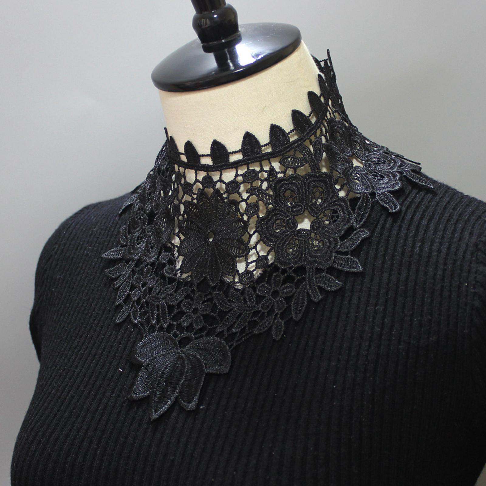 Shirts Fake Collar Blouse False Collar Shirts Costume Collar for Women Girls