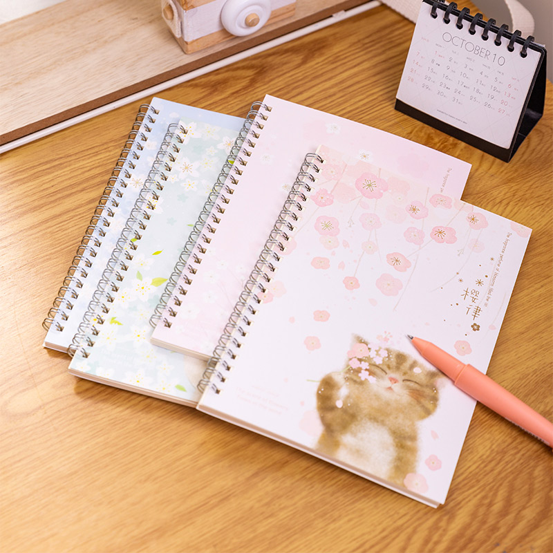 Số Gáy Xoắn A5-60 Trang Deli - Combo 4 Quyển - LA560