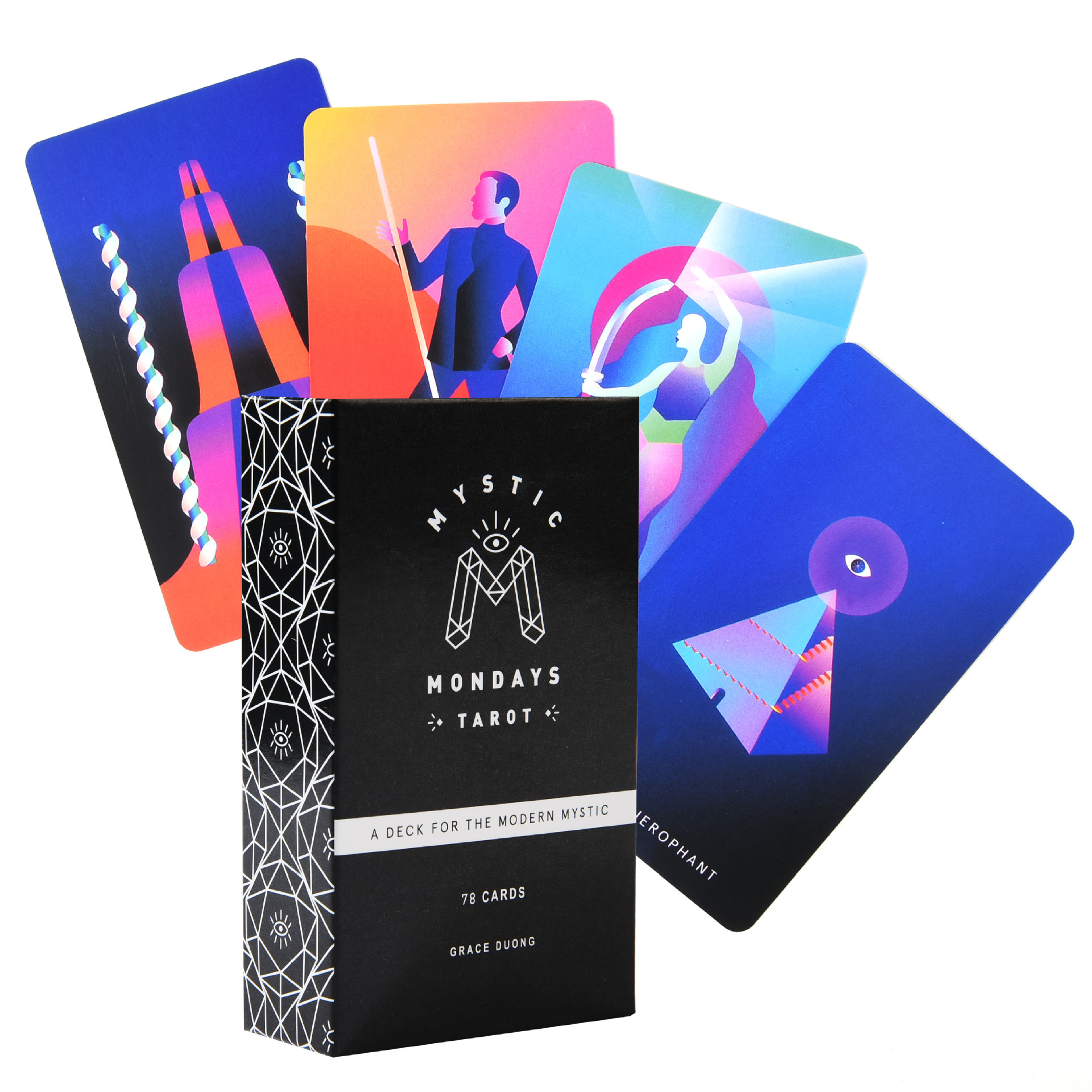 Combo Bộ Bài Bói Mystic Mondays Tarot 78 cards Tarot decks Cao Cấp Bản Đẹp  và Túi Nhung Đựng Tarot và Khăn Trải Bàn Tarot