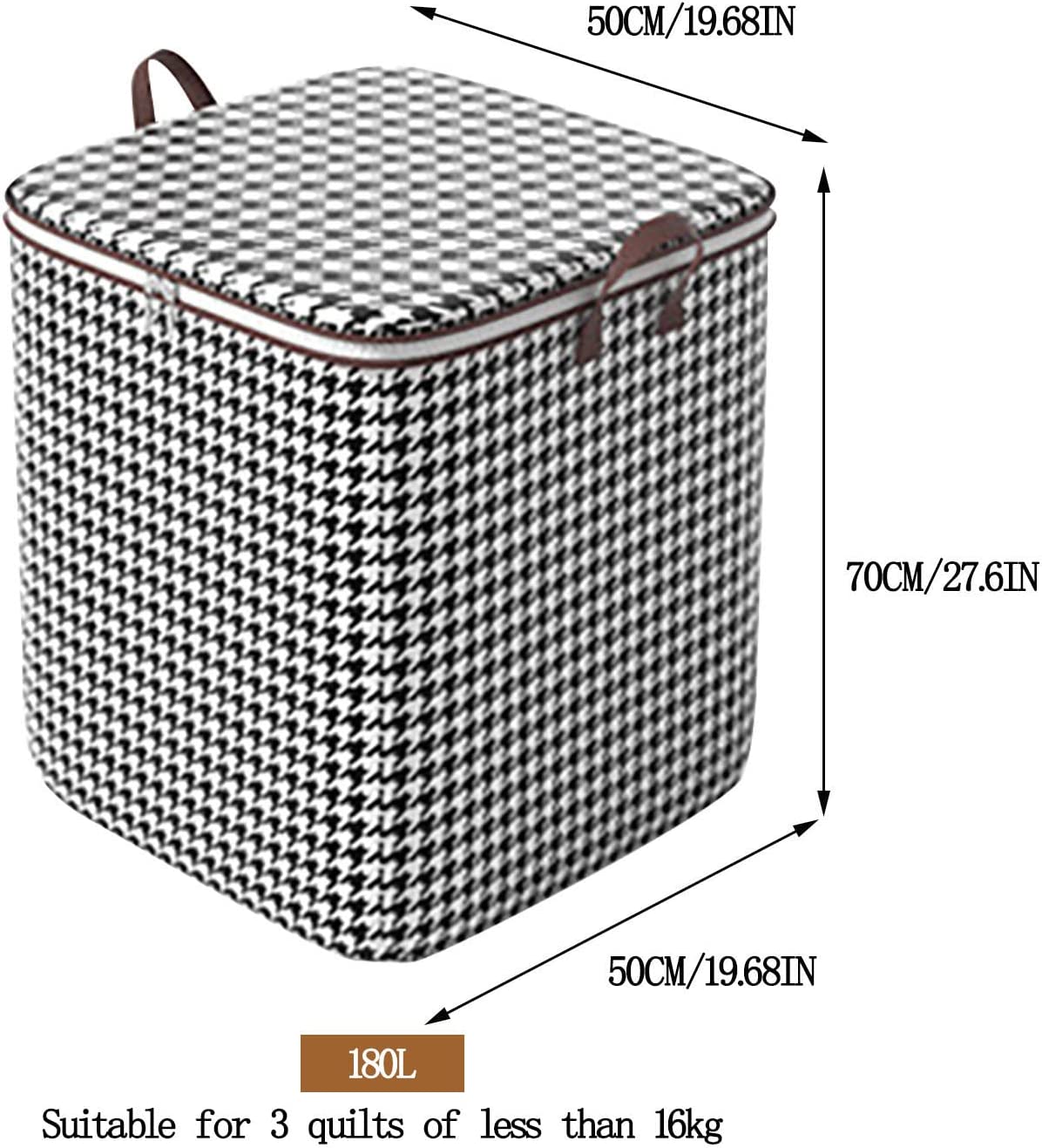 Hộp Đựng Chăn Màn Quần Áo CBC101 Cỡ Lớn 100L Có Quai Xách Tiện Lợi