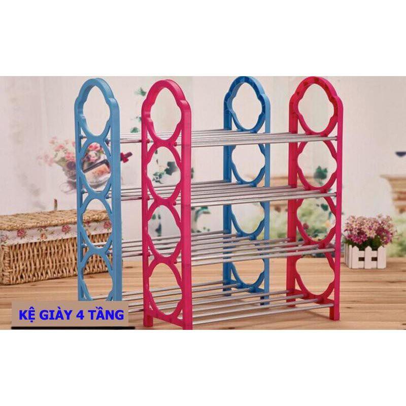 Kệ để giày dép đa năng 4 tầng, Tiện dụng Giá rẻ