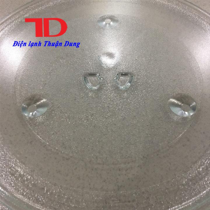 Đĩa Thủy Tinh Lò Vi Sóng Có Mấu Đường Kính 28.5 CM