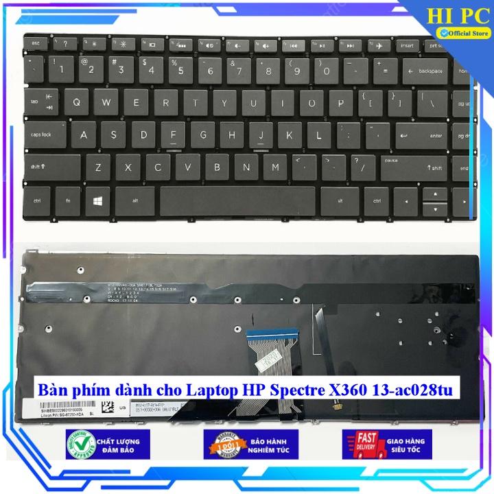 Bàn phím dành cho Laptop HP Spectre X360 13-ac028tu - Hàng Nhập Khẩu mới 100%