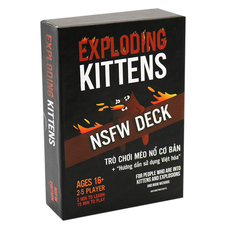 Mèo Nổ Exploding Kittens - Phiên Bản Mèo Nổ Cảm Tử (Mèo Nổ Đen)