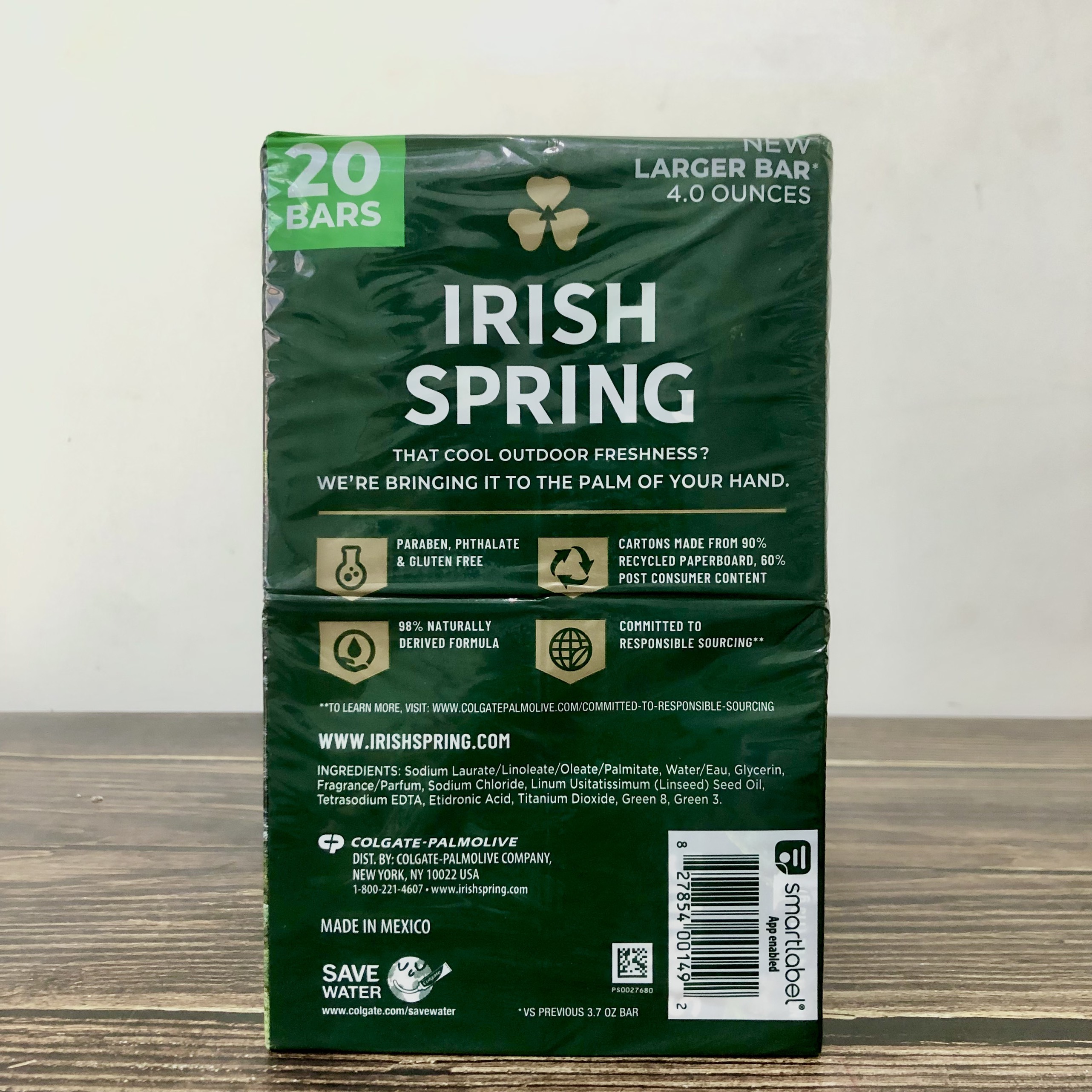 20 Bánh Xà bông Irish Spring Original Clean Mỹ 113gx20 Nhập Mỹ