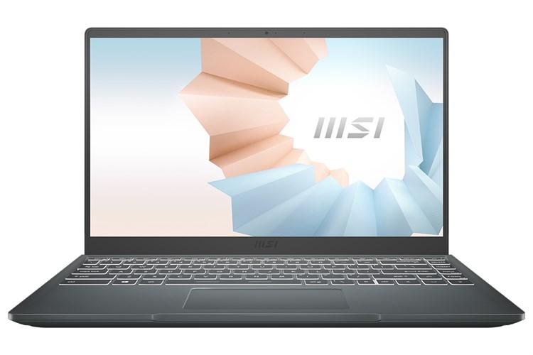 Laptop MSI Modern 14 B11MOU i7 1195G7/8GB/512GB/14&quot;F/Túi/Chuột/Win10/(847VN)/Xám - Hàng chính hãng