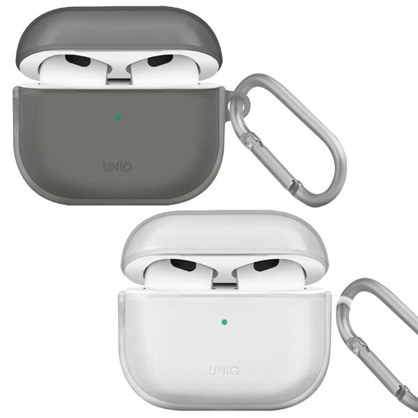 HÀNG CHÍNH HÃNG - Ốp  dành Cho Airpods 3 UNIQ Glase Hang Hiện Đại Vỏ TPU Cứng Cáp Chống Sốc Tương Thích Sạc Không Dây