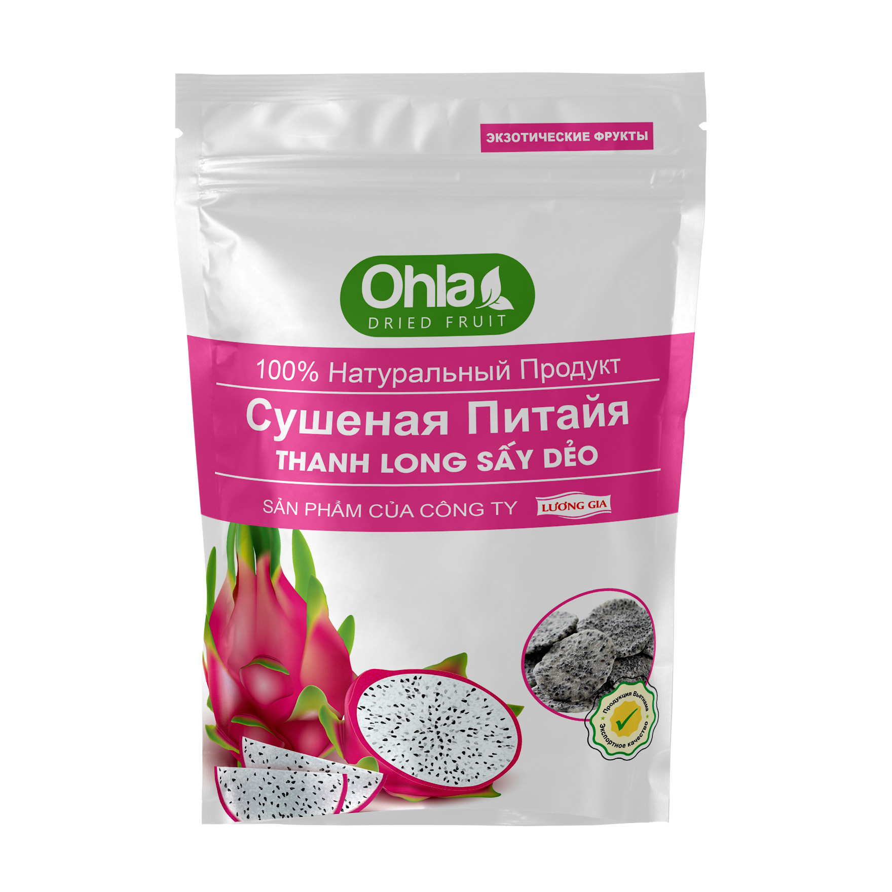 Thanh long sấy dẻo Ohla - 500g