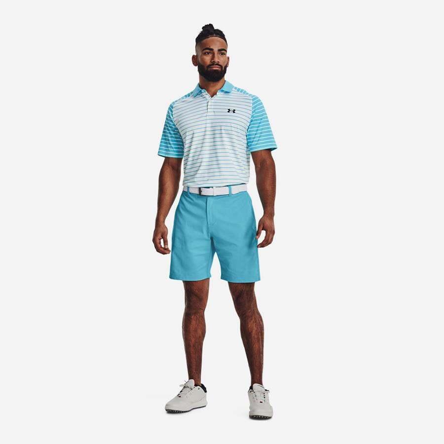 Áo tay ngắn thể thao nam Under Armour Iso-Chill Mix Stripe Polo - 1370092-481