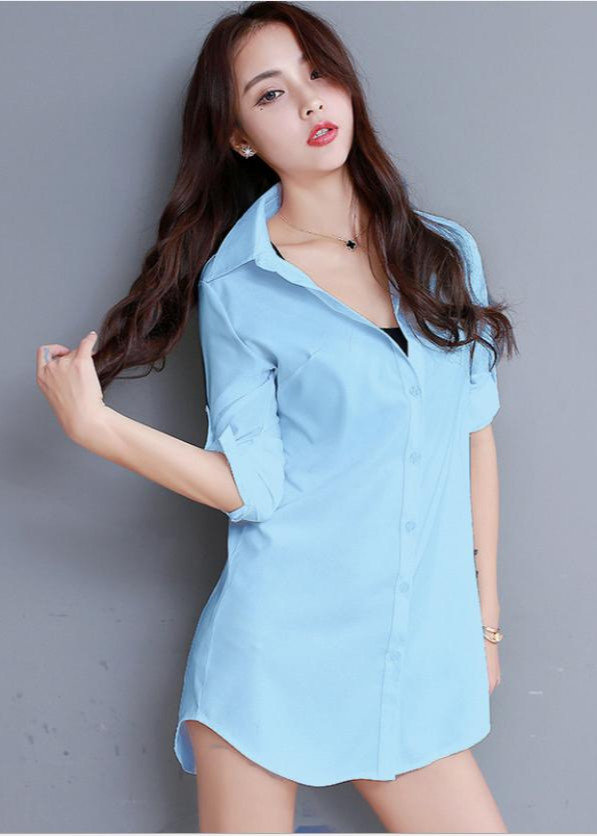 Sơ mi nữ trơn Đũi Việt SMA165