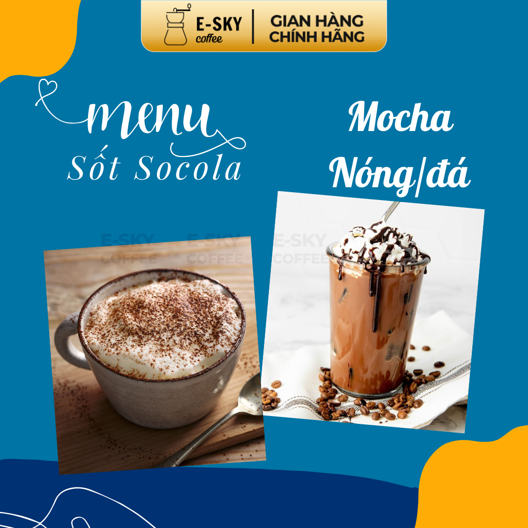 Sốt Socola Pomona Chocolate Sauce Nguyên Liệu Pha Chế Cà Phê Trà Sữa Hàn Quốc Chai 2kg