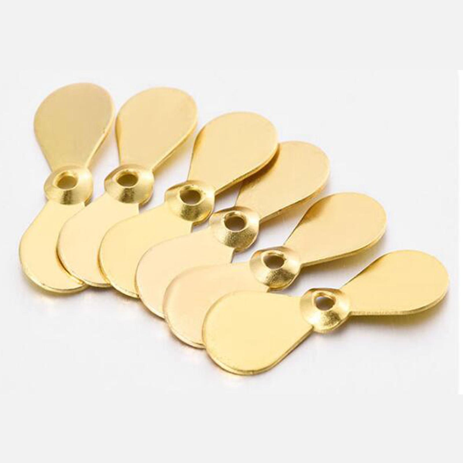 ,50 Pieces Fishing Propeller Blade Propeller Sequins , Durable, DIY Fishing Lures, Fly Tying Material, Freshwater Lures Making Fly Propellers