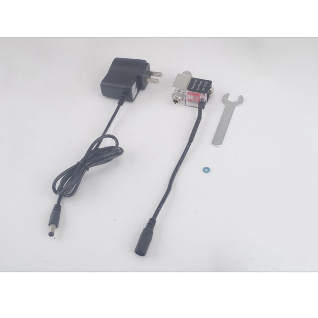 CO2 Aquarium Electric Solenoid Valve Magnetic Valve US Plug