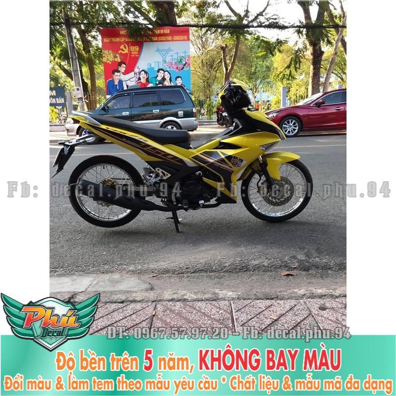 Tem rời Exciter 150 Y15 Zr vàng đen