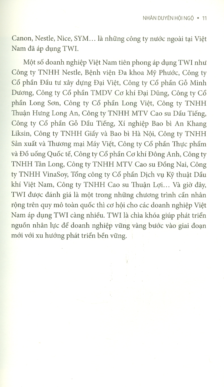 TWI - Bí Quyết Ẩn Sau Thành Công Của Các Siêu Cường Quốc