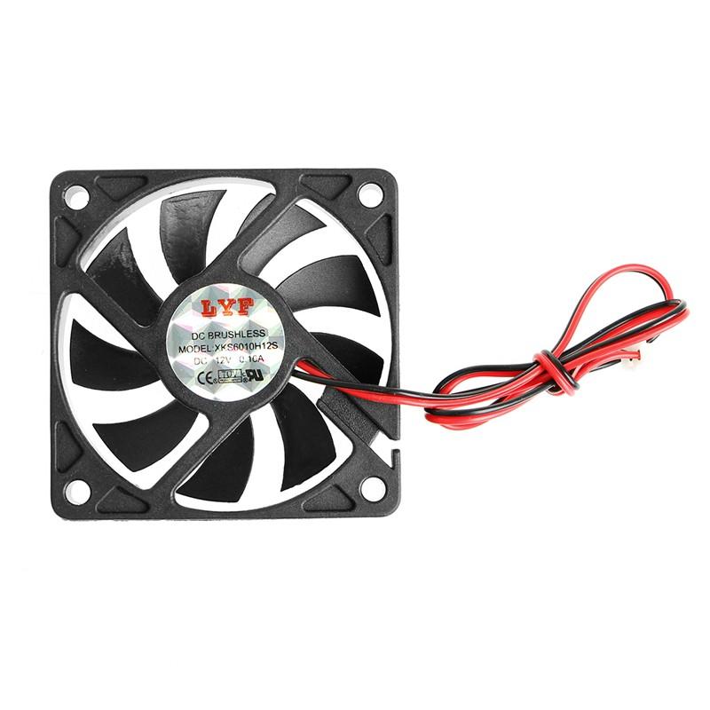 Quạt tản nhiệt DC 12V 2-Pin 60x60x10mm cho CPU máy tính