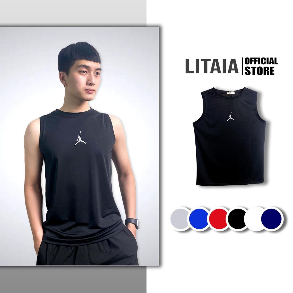 Áo Sát Nách Thể Thao Nam Áo Ba Lỗ Tanktop 5 Màu Decal Bóng Rổ