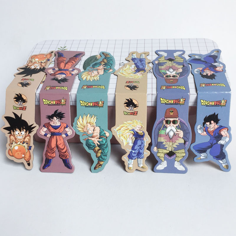 Bộ 6 Đánh Dấu Sách Bookmark Nam Châm Dragon Ball - 7 Viên Ngọc Rồng