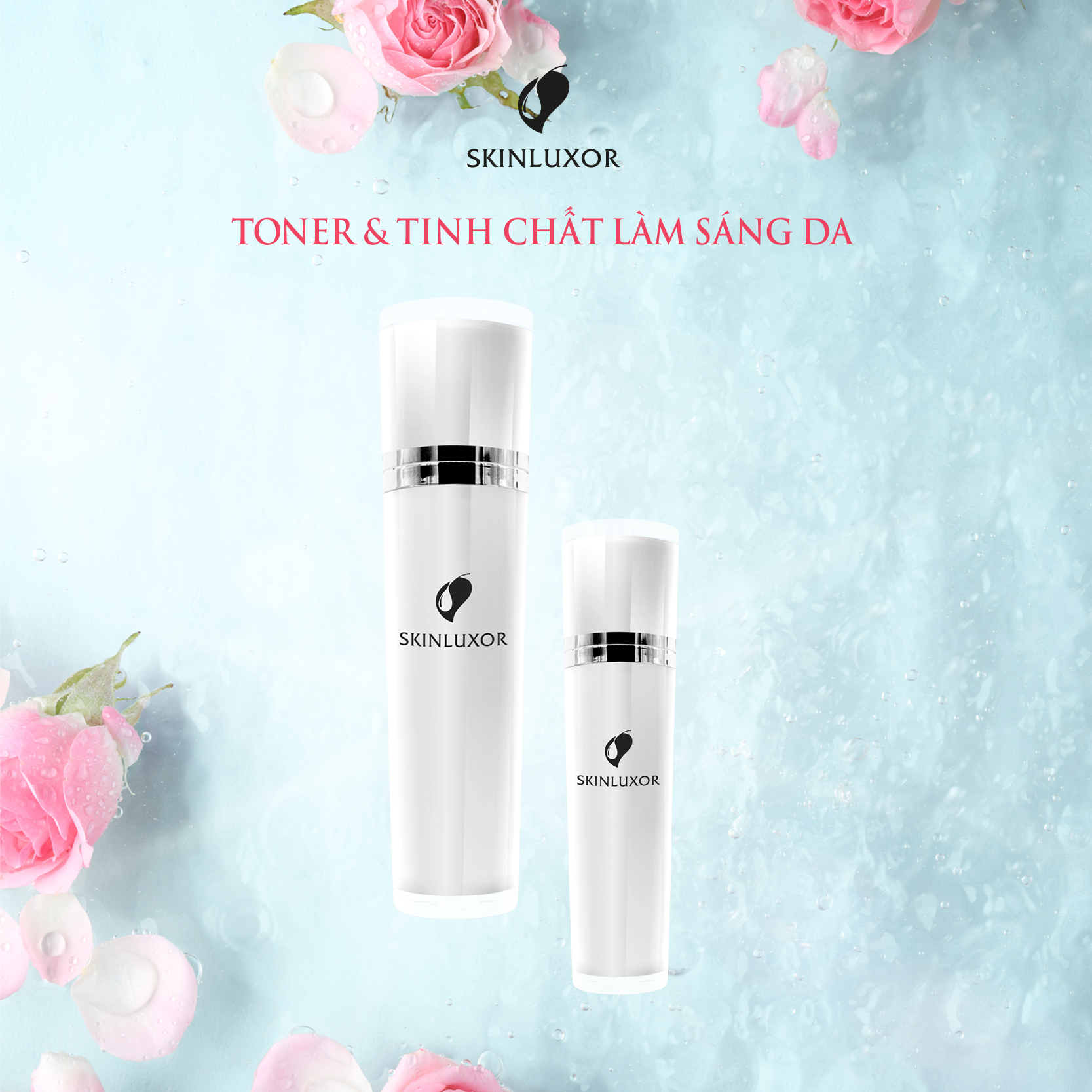 NƯỚC GIỮ ẨM CHO MỌI LOẠI DA SKINLUXOR ROSE TONING 120ml