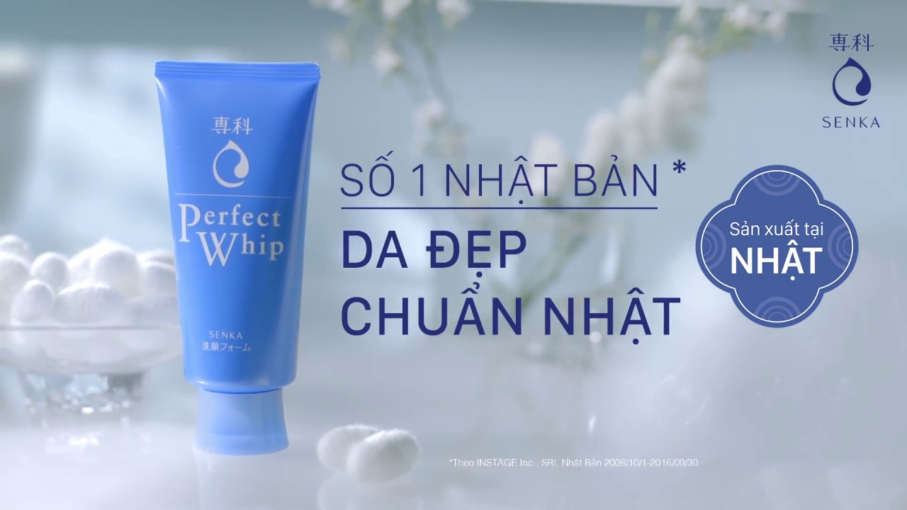 Sữa Rửa Mặt Tạo Bọt Chiết Xuất Tơ Tằm Trắng Senka Perfect Whip 50g