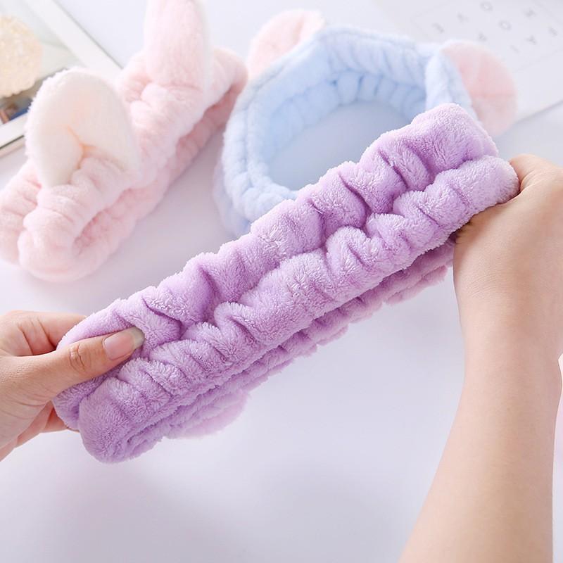 Băng Đô Tai Mèo 3D Rửa Mặt Dễ Thương