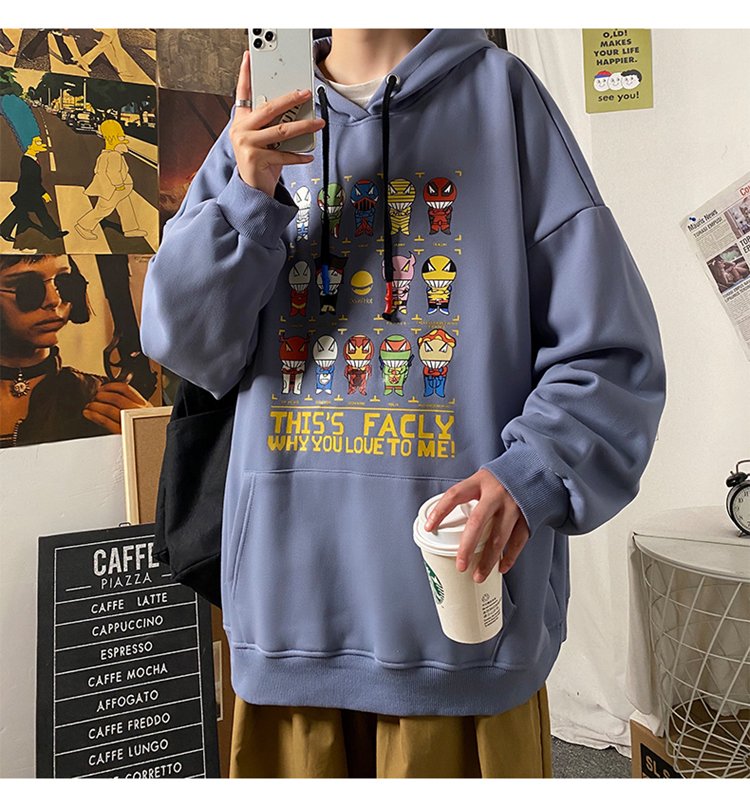 Áo Hoodies nỉ ngoại form rộng WHY YOU LOVE TO ME TiH053