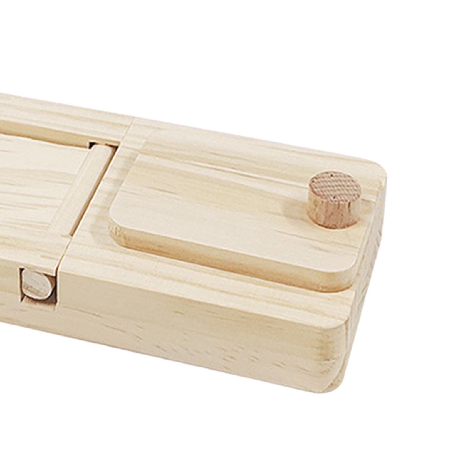Wooden Enrichment Foraging Toy Chew Toys Interactive for Gerbil Rabbit
