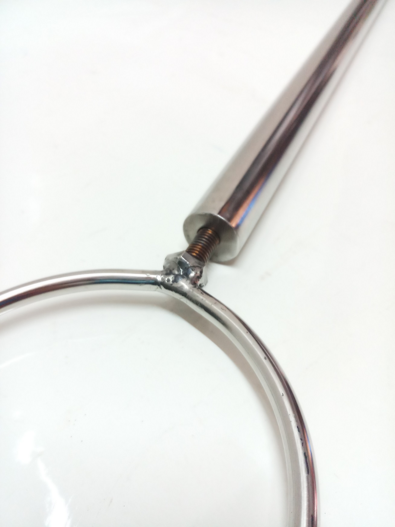 CHỈA QUAY HEO CÁN INOX DÀY 8LY THIẾT KẾ TIỆN LỢI THÁO LẮP CÁN RỜI.