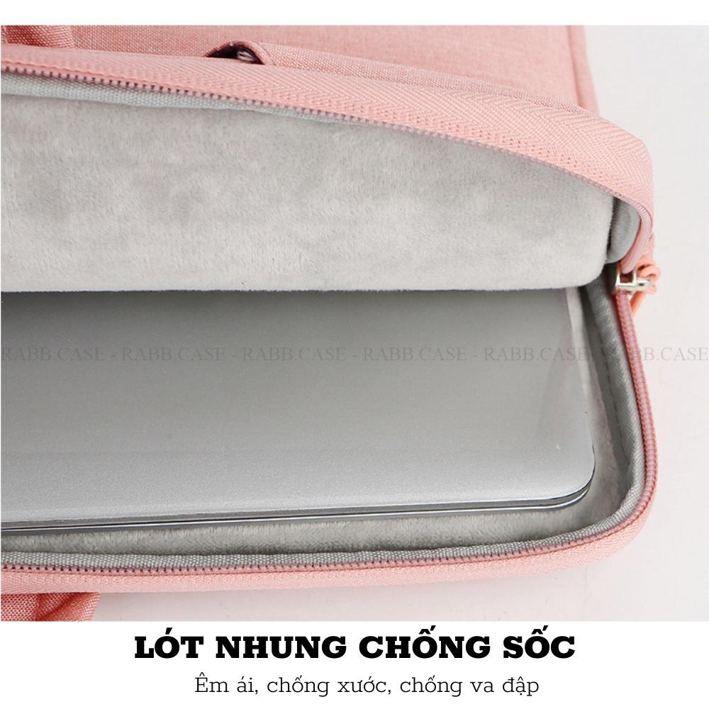 Túi đựng chống sốc dành cho Macbook, Laptop - Cặp đựng cho Macbook chống nước, lót nhung chống sốc nhiều ngăn siêu bền