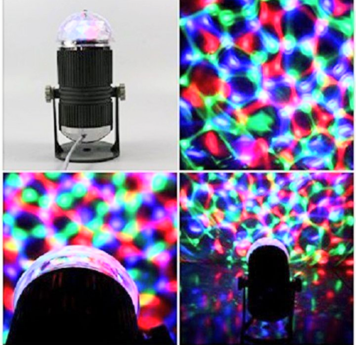 SÁNG CỰC ĐẸP VỚI 1 ĐÈN LED TRANG TRÍ NHẤP NHÁY THEO ÂM THANH XOAY NHIỀU MÀU SẮC CỰC ĐẸP HÀNG CHUẨN