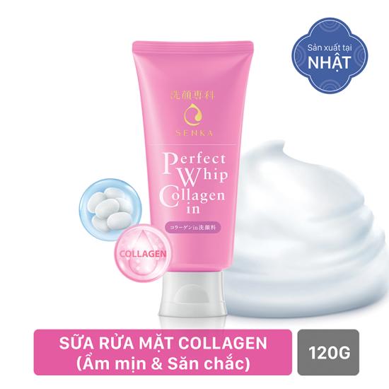 Sữa Rửa Mặt Collagen Chống Lão Hóa Senka Nhật 120g