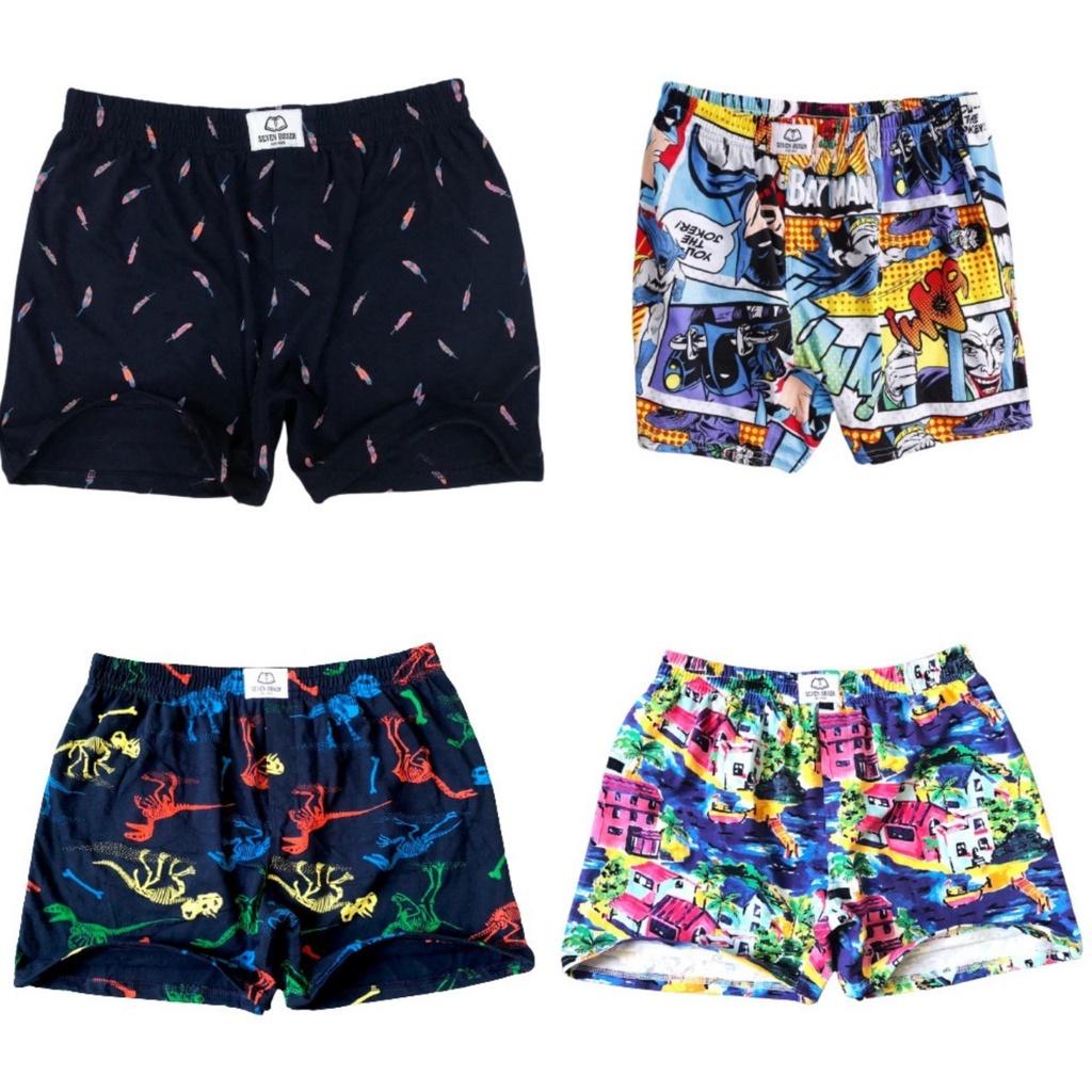 Combo 5 quần đùi nam thun cotton mặc ở nhà