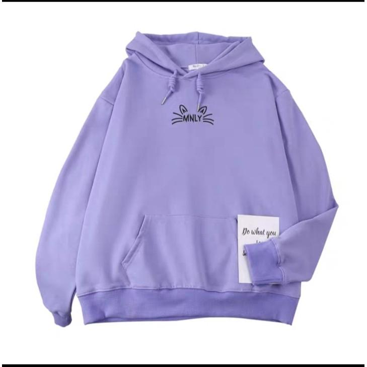 Áo hoodie râu mèo chất nỉ bông dày siêu ấm 59