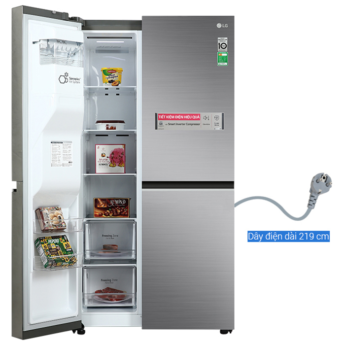 Tủ lạnh LG Inverter 635 Lít GR-D257JS - Chỉ giao Hà Nội