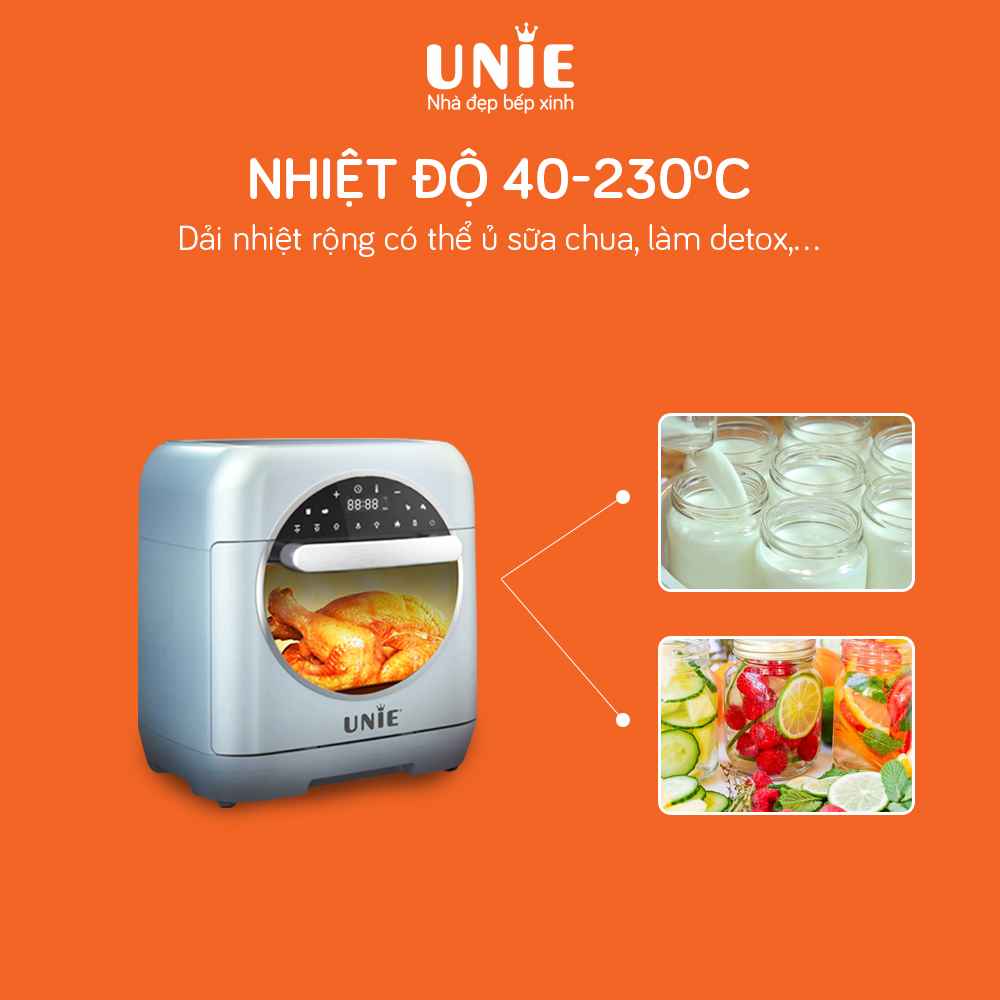 Nồi chiên hơi nước UNIE Steam Color công suất 1800W dung tích 15L - Hàng chính hãng