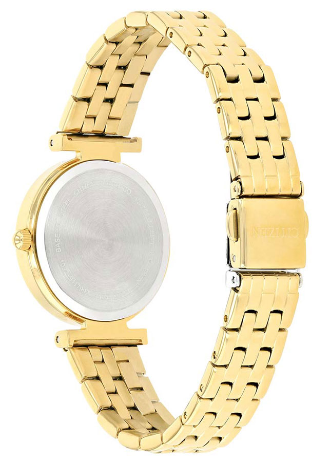Đồng Hồ Nữ Citizen Đính Đá Swarovski Dây Thép Không Gỉ ER0212-50Y - Mặt Xà Cừ
