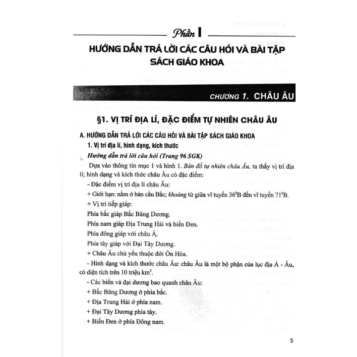 Sách - Hướng Dẫn Trả Lời Câu Hỏi Và Bài Tập Địa Lí Lớp 7 (Bám Sát SGK Kết Nối Tri Thức Với Cuộc Sống - bc)