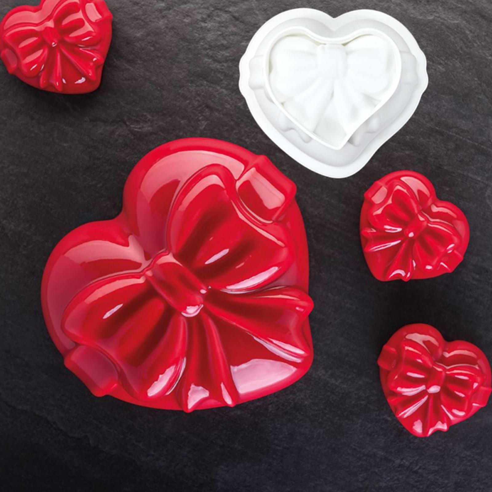 3D Heart Shaped Cake Mould Bakeware Chocolate Mold for Mousse Cake Ice Cream