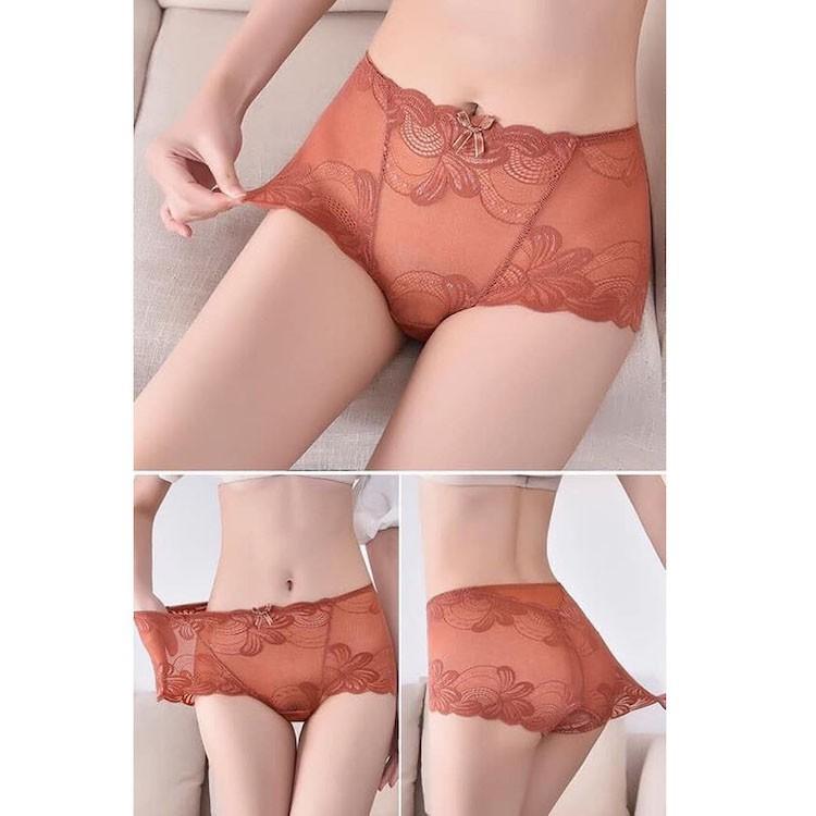 Quần Lót Ren ️Quần Lót Ren Đùi, Quần Bigsize Dành Cho Người Béo - Elisa Shop
