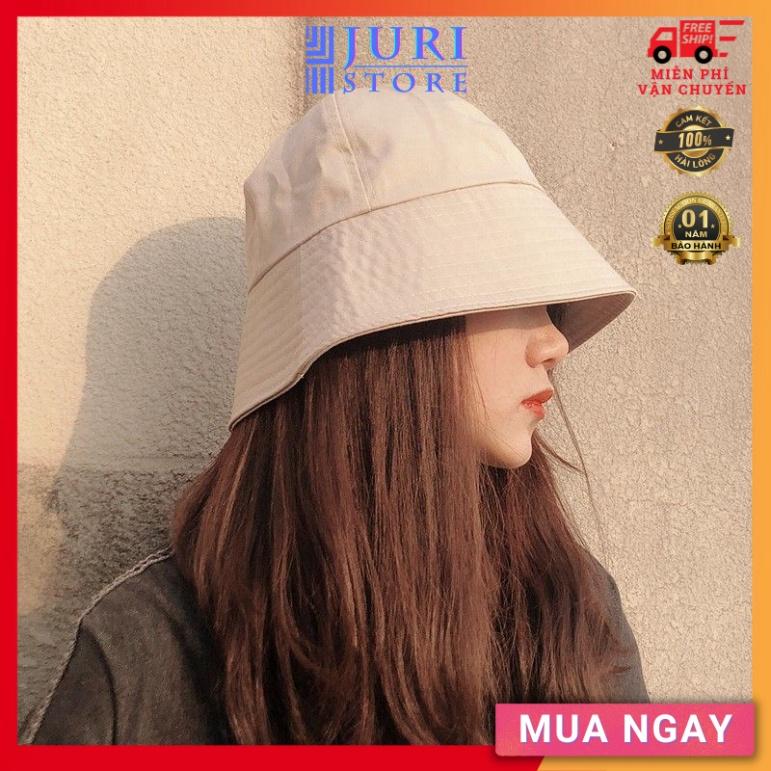 Mũ bucket trơn ️ Nón tai bèo vành cụp trơn nhiều màu sắc Ulzzang form unisex nam nữ - BK03 - JURI Store