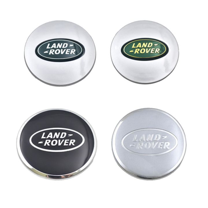 Logo chụp mâm, ốp lazang bánh xe ô tô Land Rover 62mm