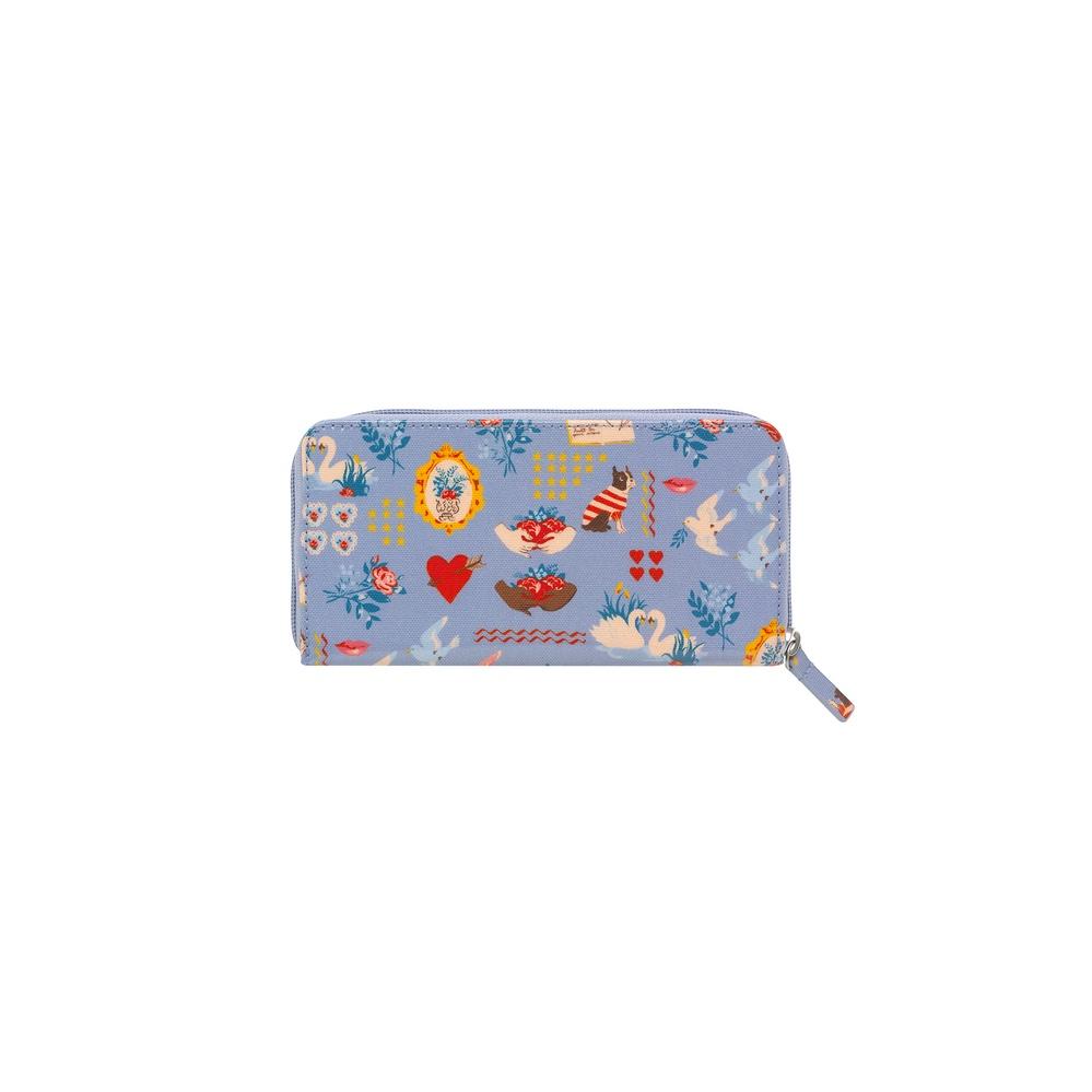 Cath Kidston - Ví cầm tay Continental Zip Wallet Dreamer Multi - 1021066 - Blue